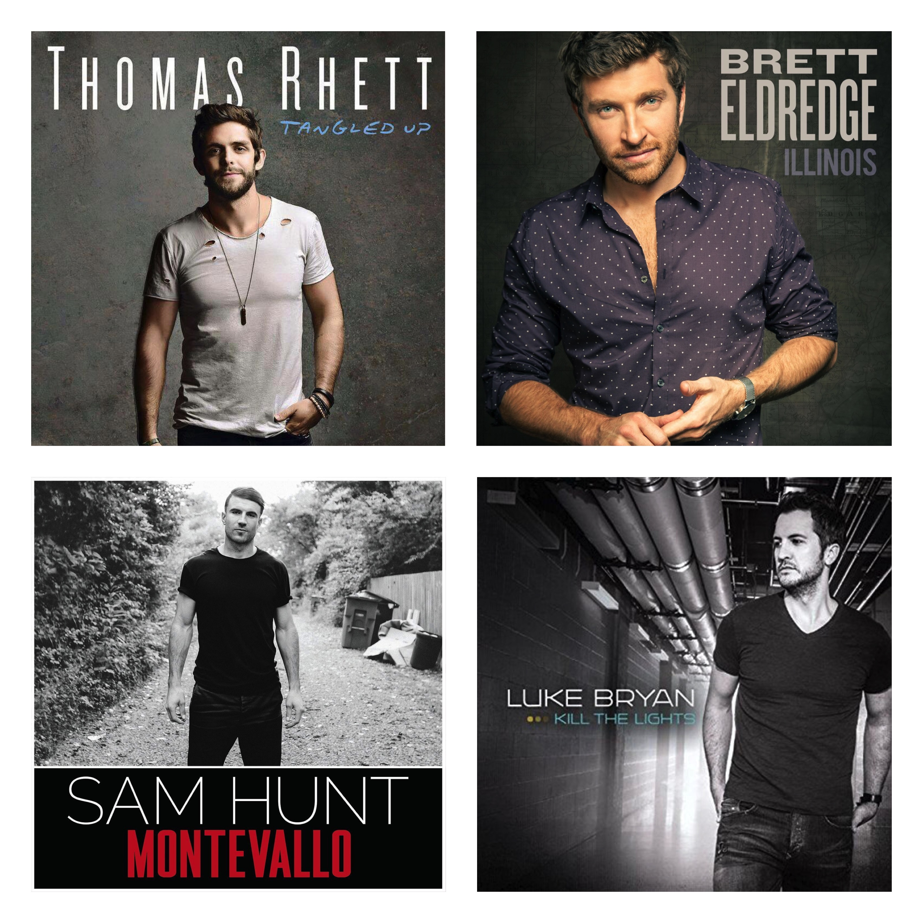 Thomas, Brett, Sam & Luke cover collage