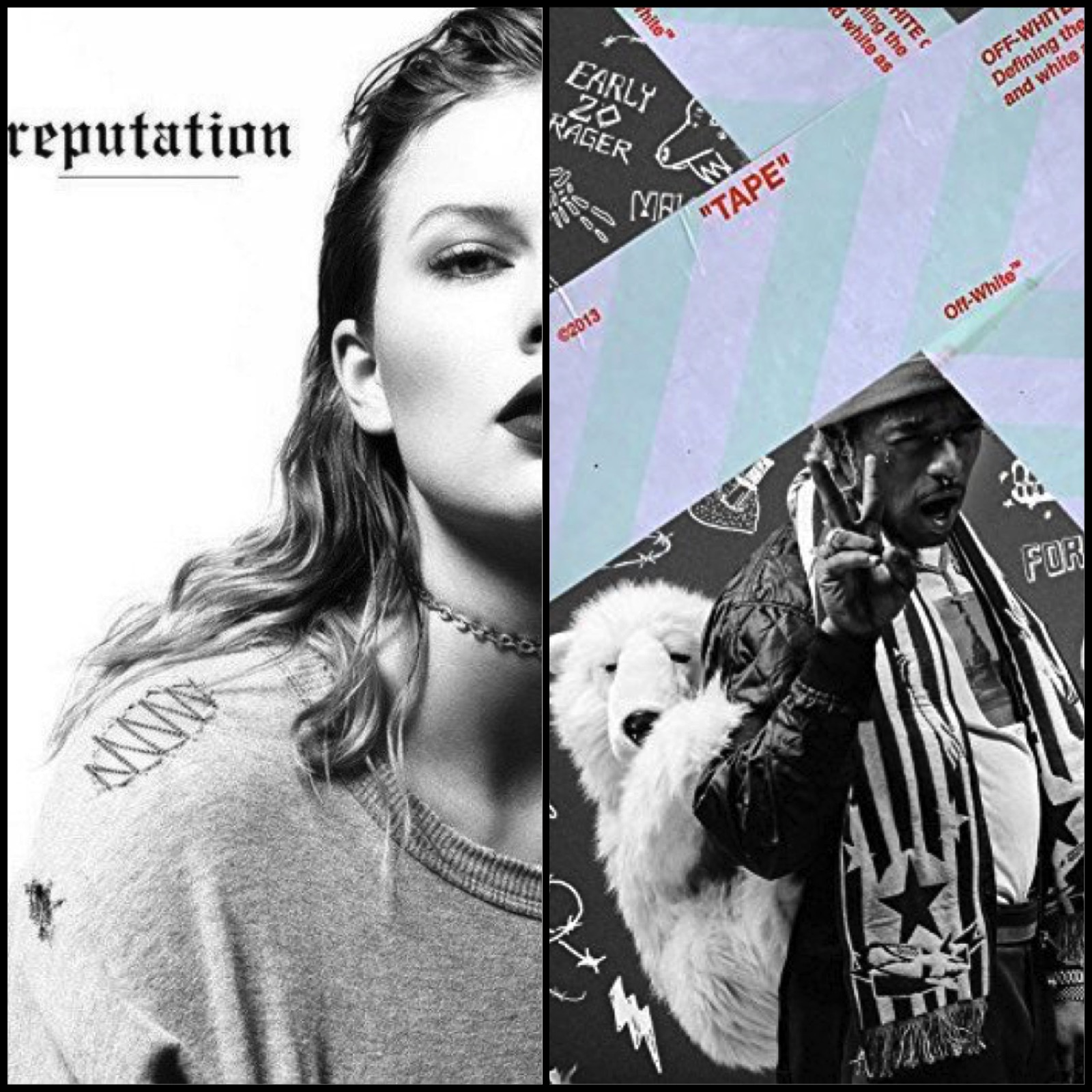 The Chart Scoop: Taylor Swift & Lil Uzi Vert © Big Machine / Atlantic