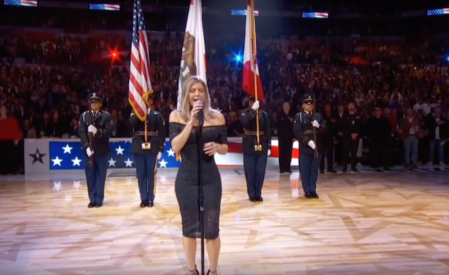 2018 NBA All-Star National Anthem - YouTube
