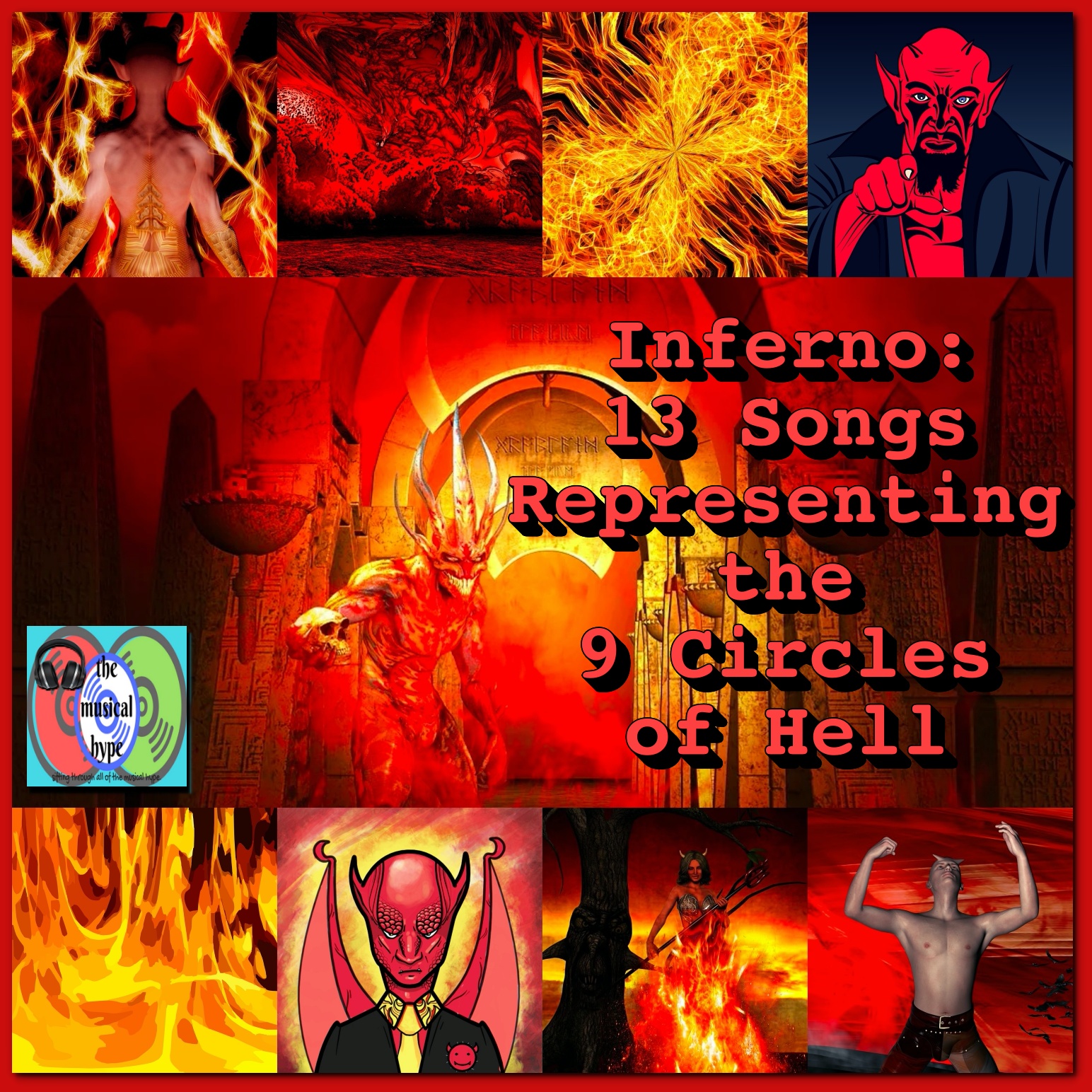 Inferno: 13 Songs Representing the 9 Circles of Hell [📷: Brent Faulkner, The Musical Hype, Pixabay]