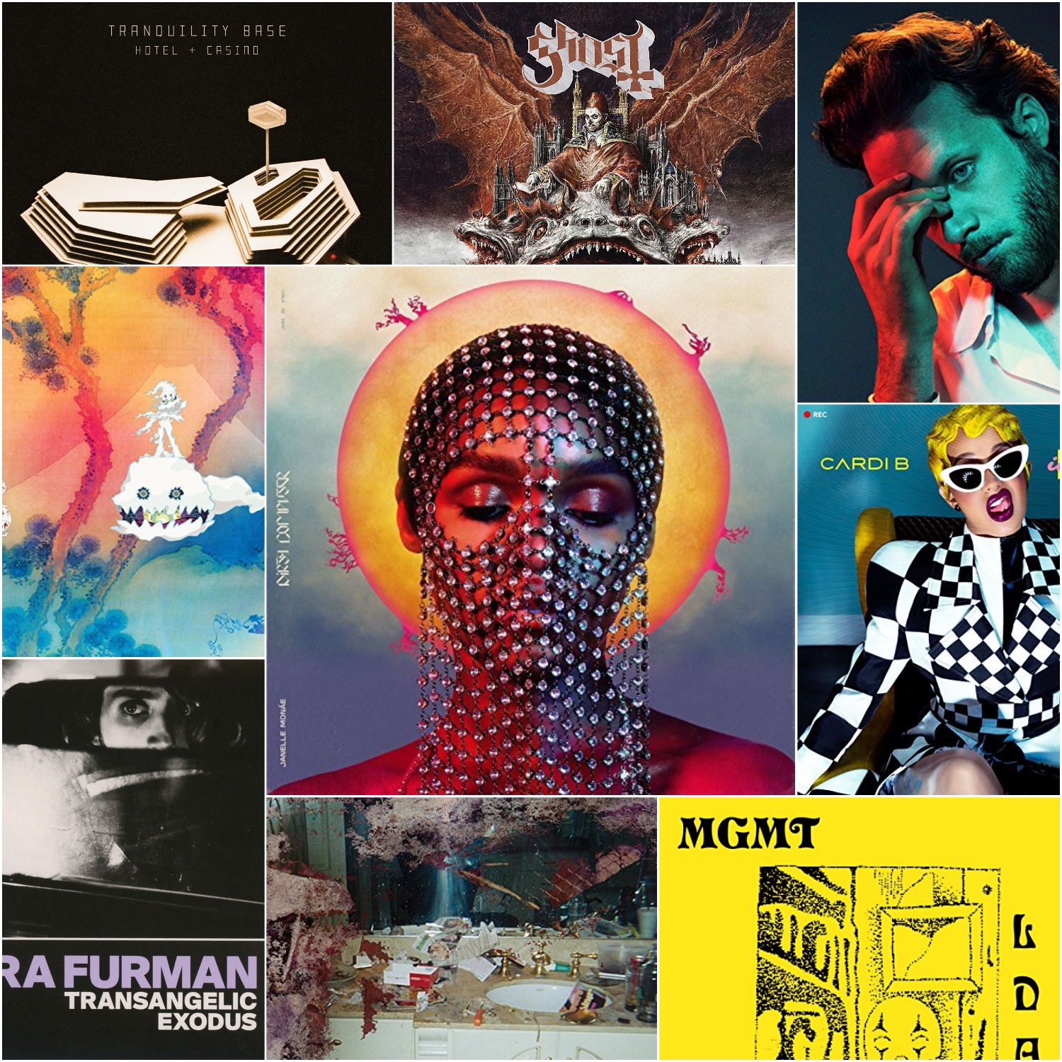 30 Best Albums of 2018 (So Far Revised) [Photo Credits: Domino, Loma Vista, Sub Pop, GOOD, Def Jam, Bad Boy, Atlantic, Bella Union, Columbia]