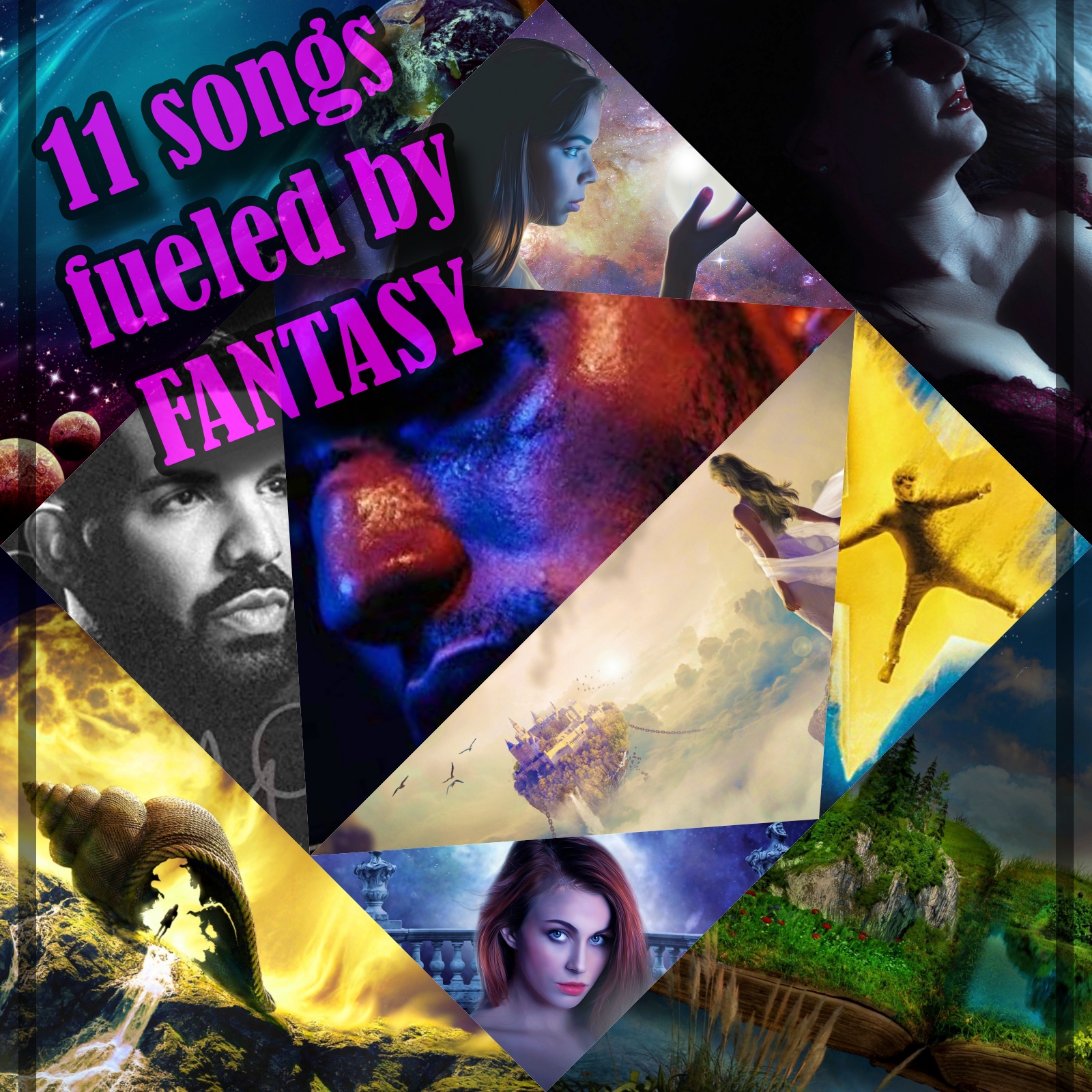 11 Songs Fueled by Fantasy [Photo Credits: Atlantic, Cash Money, Pixabay, Republic]