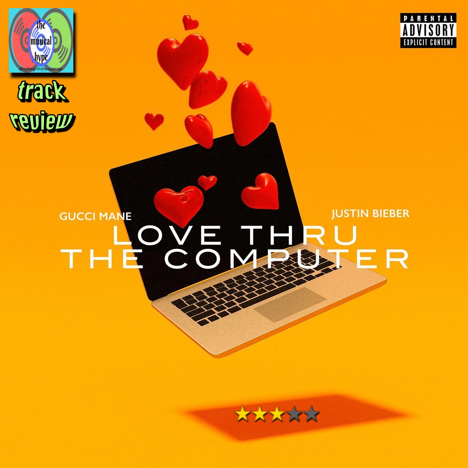 Gucci Mane, "Love Thru the Computer" (Ft. Justin Bieber): The Musical Hype track review [Photo Credit: Atlantic]