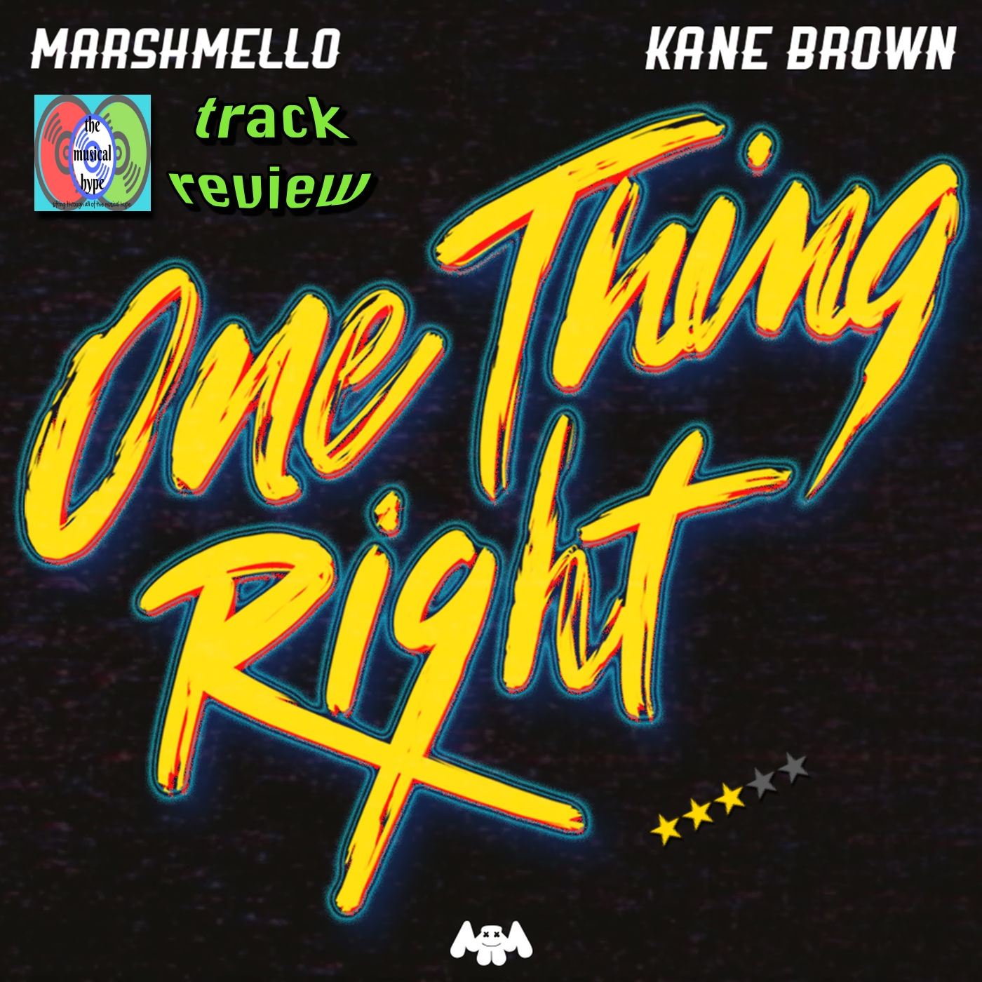 Marshmello, "One Thing Right" (Ft. Kane Brown): The Musical Hype track review [Photo Credits: Joytime Collective / Sony]