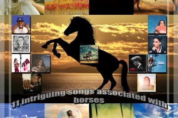 “11 Intriguing Songs Associated with Horses” [Photo Credits: Capitol, Columbia, Glassnote, Interscope, Island, MCA Nashville, Pexels, Pixabay, Polydor, Teleport, Warner Music Nashville]