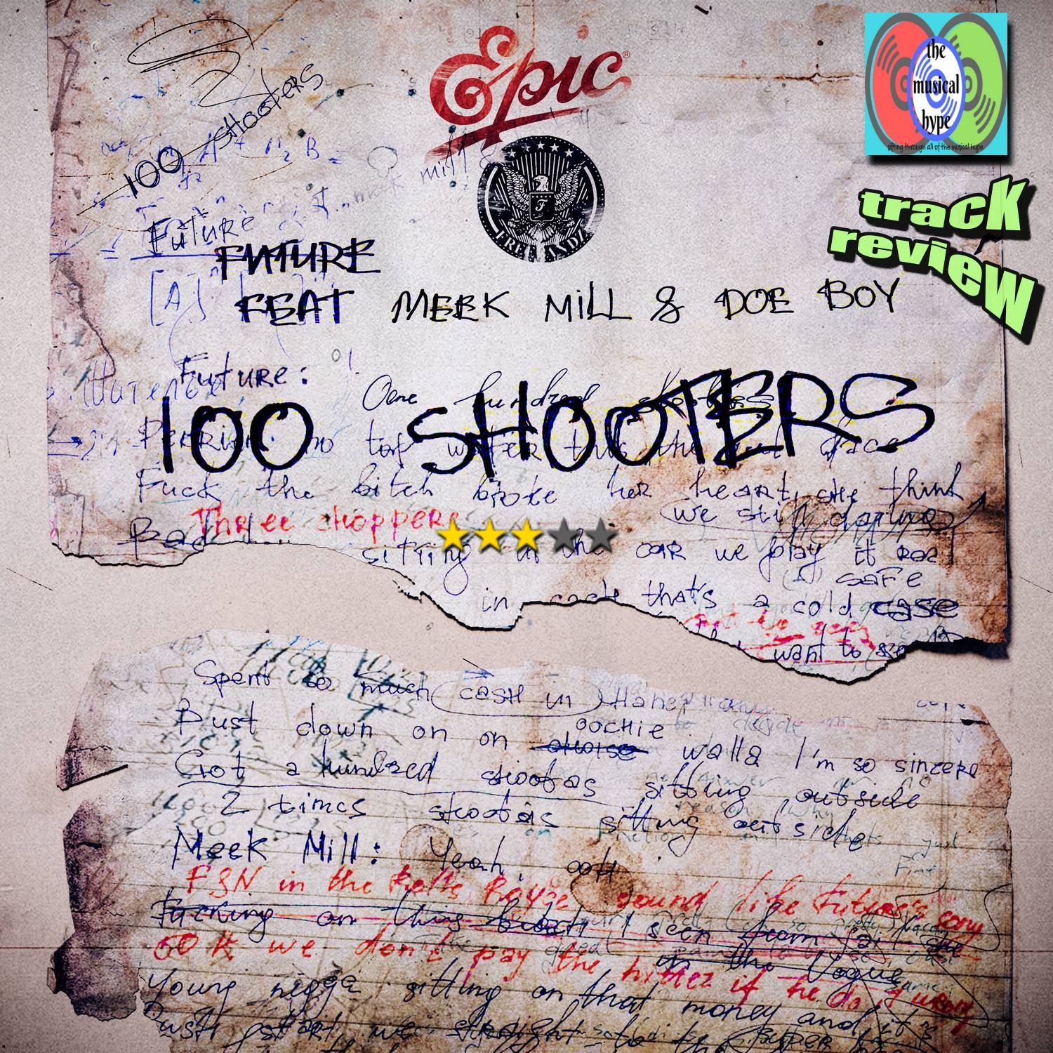 Future, "100 Shooters" (Ft. Meek Mill & Doe Boy): The Musical Hype Track Review [Photo Credit: Epic]