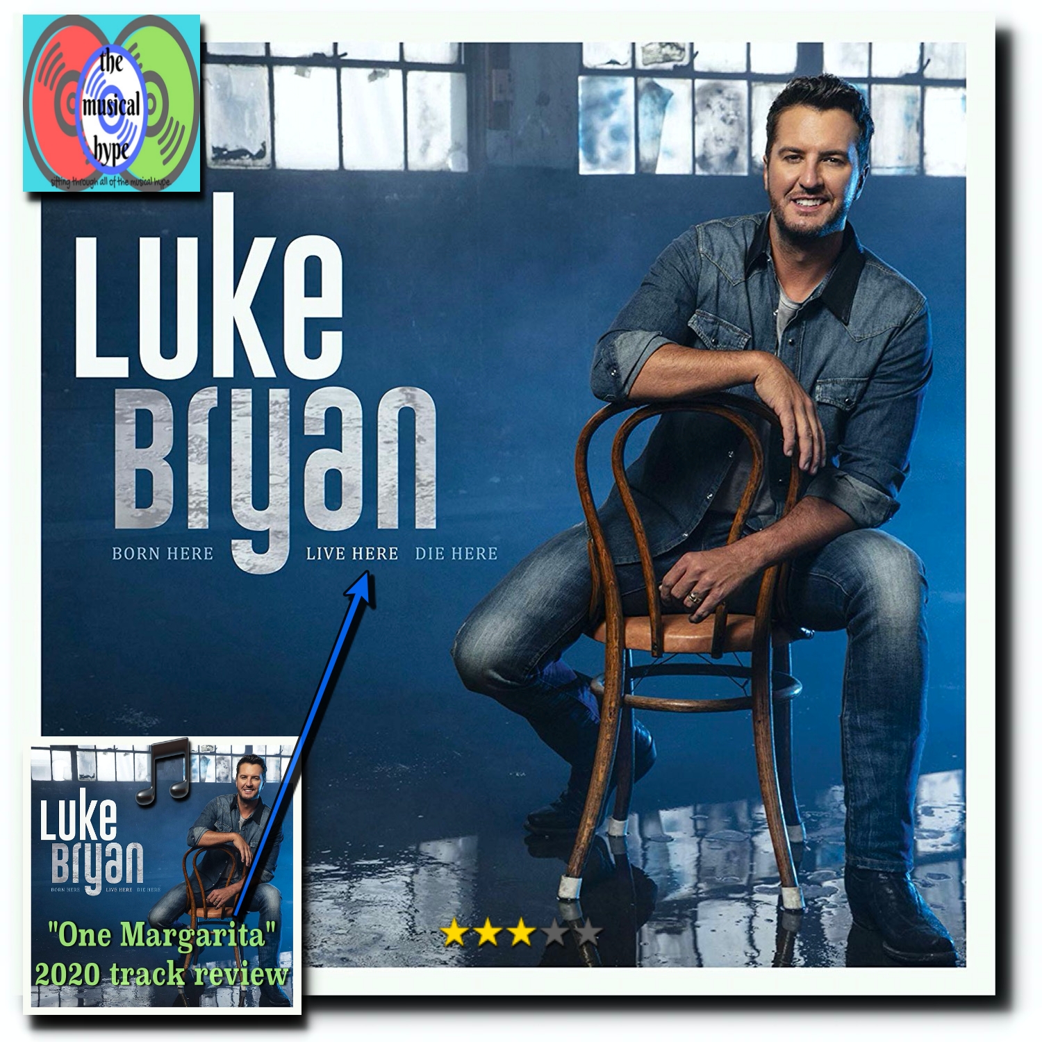 Luke Bryan, "One Margarita" from Born Here Live Here Die Here [Photo Credit: Capitol Nashville]