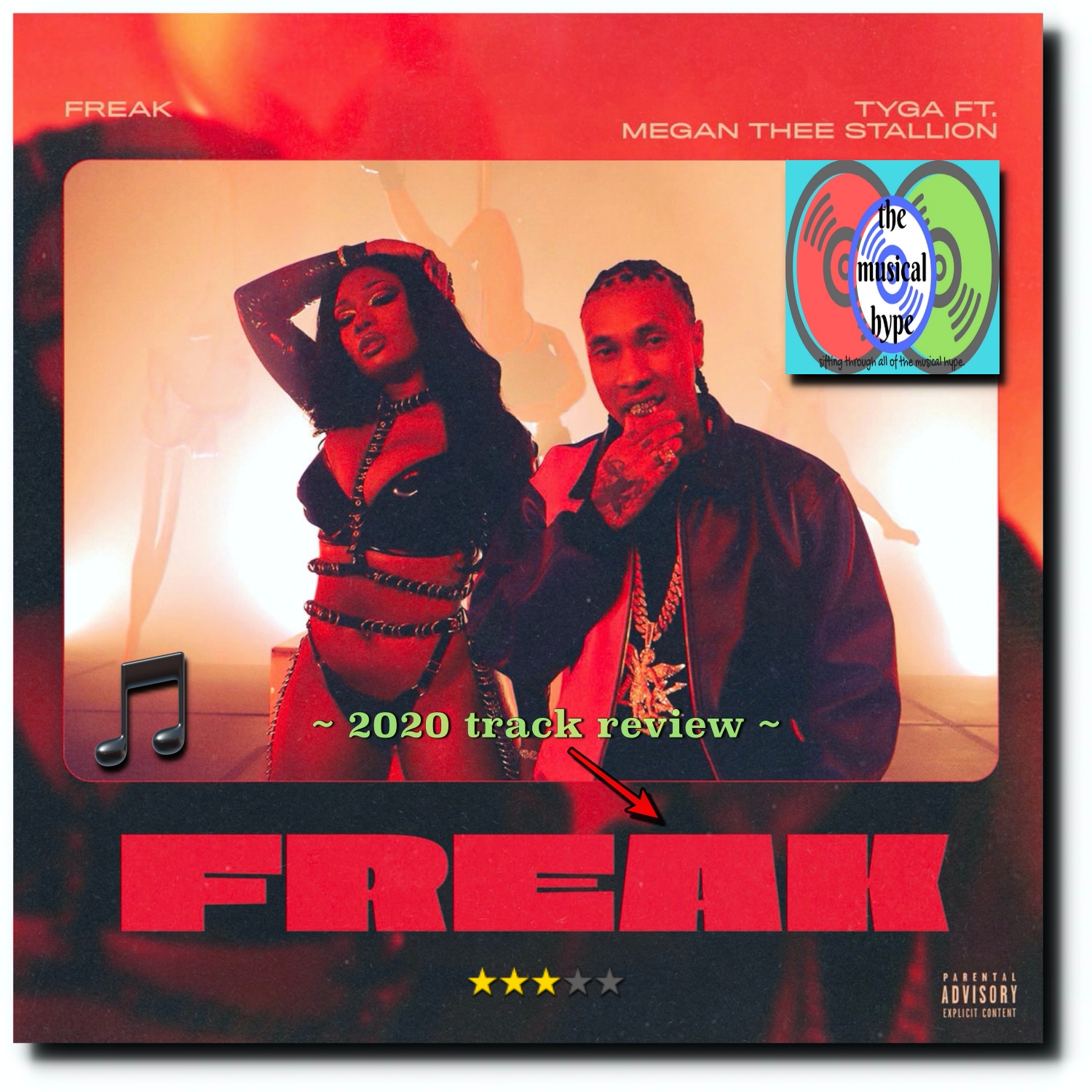 Tyga & Megan Thee Stallion, "FREAK" [Photo Credits: Last Kings / Columbia]