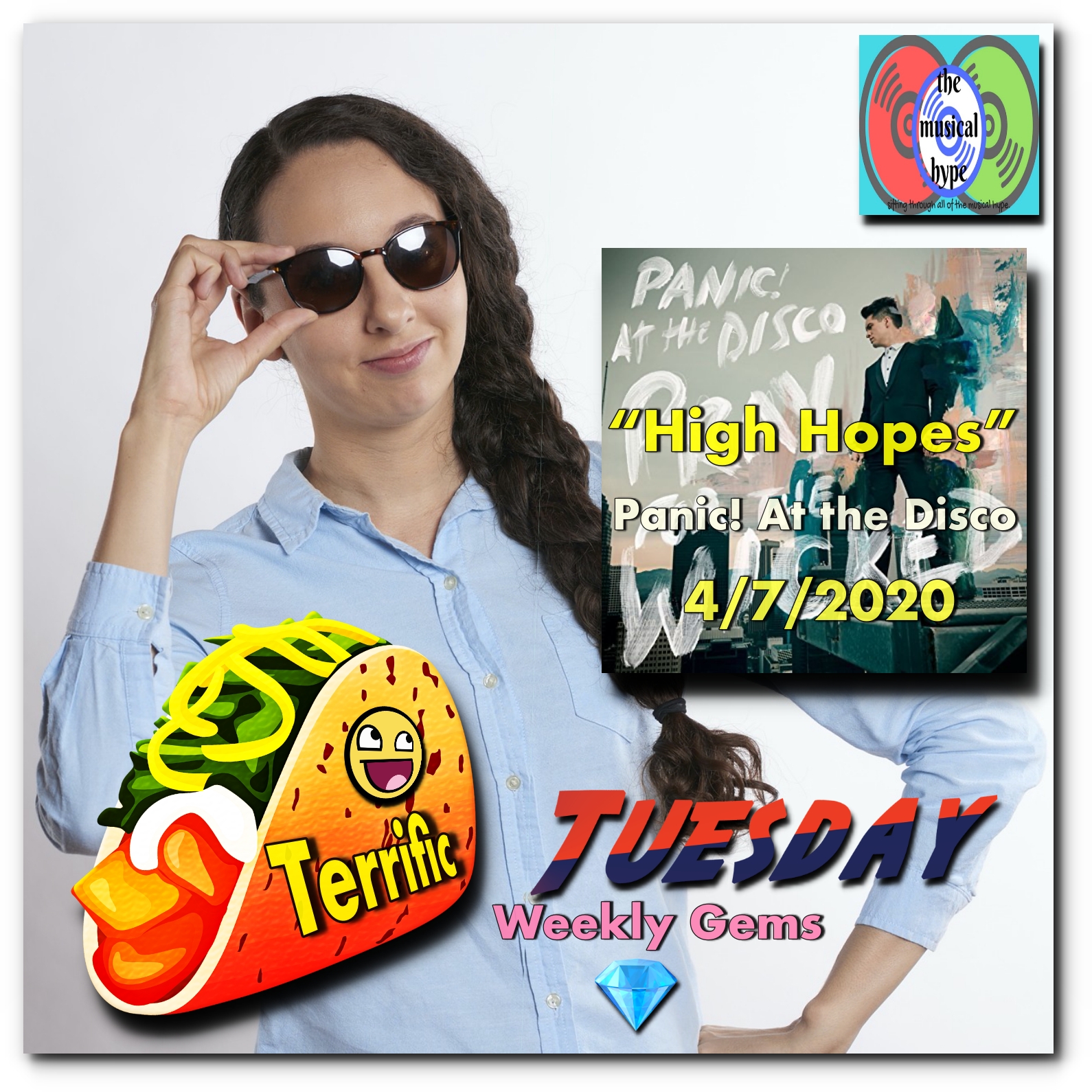 Terrific Tuesday [Photo Credits: AnnaliseArt, Brent Faulkner, Fueled by Ramen, The Musical Hype, OpenClipart-Vectors, Pixabay, Robin Higgins, taniarose]