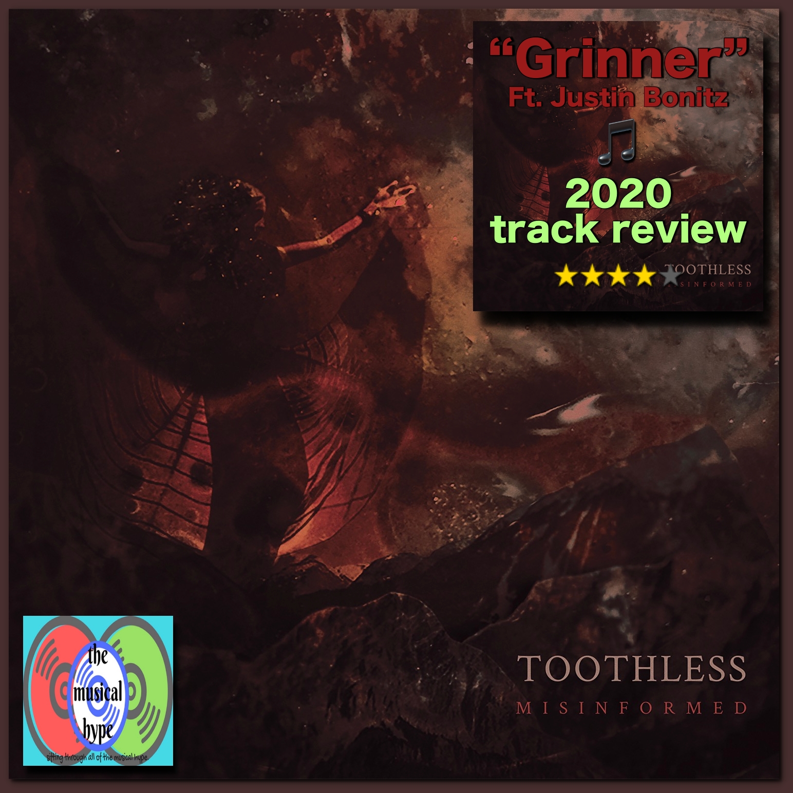 Toothless, "Grinner" from Misinformed (EP) [Photo Credit: Toothless]