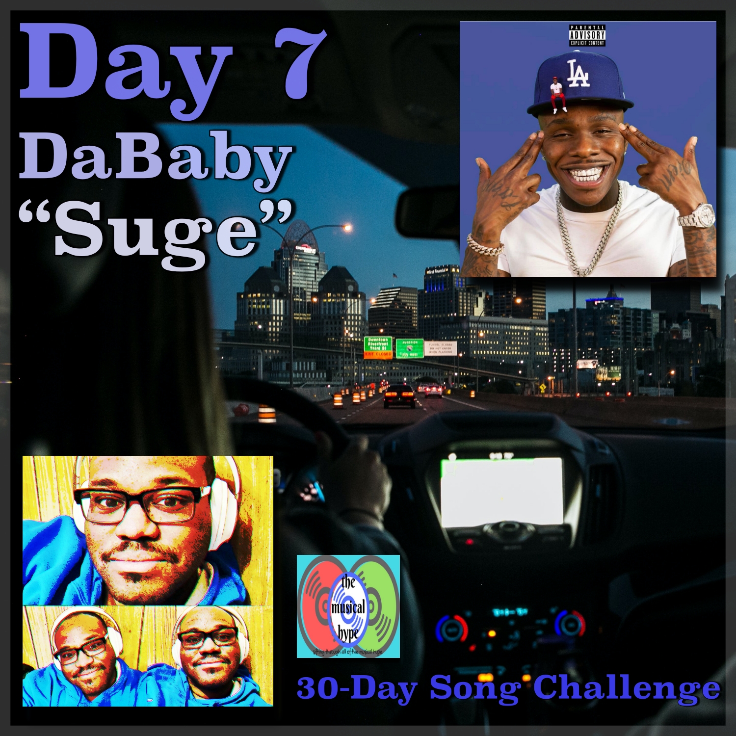 Day 7: DaBaby, “Suge” (30-Day Song Challenge) [Photo Credits: Brent Faulkner, Interscope, The Musical Hype, Pexels]