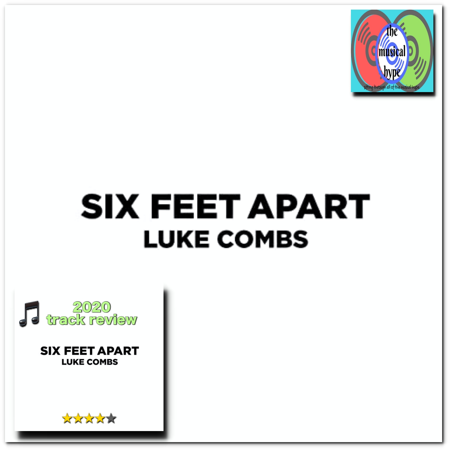 Luke Combs, "Six Feet Apart" [Photo Credit: Sony Music Entertainment]