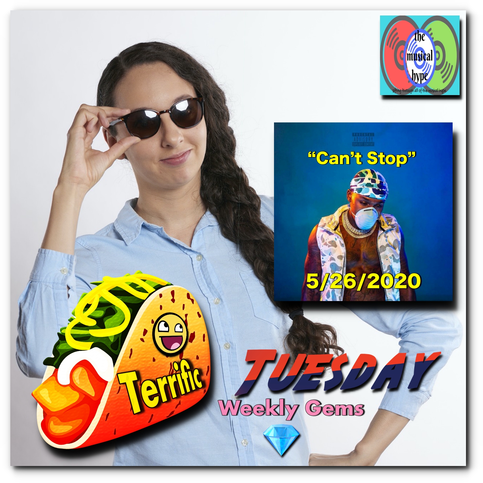 DaBaby, “Can’t Stop” | Terrific Tuesday 💎 [Photo Credits: AnnaliseArt, Brent Faulkner, Interscope, The Musical Hype, OpenClipart-Vectors, Pixabay, Robin Higgins, taniarose]