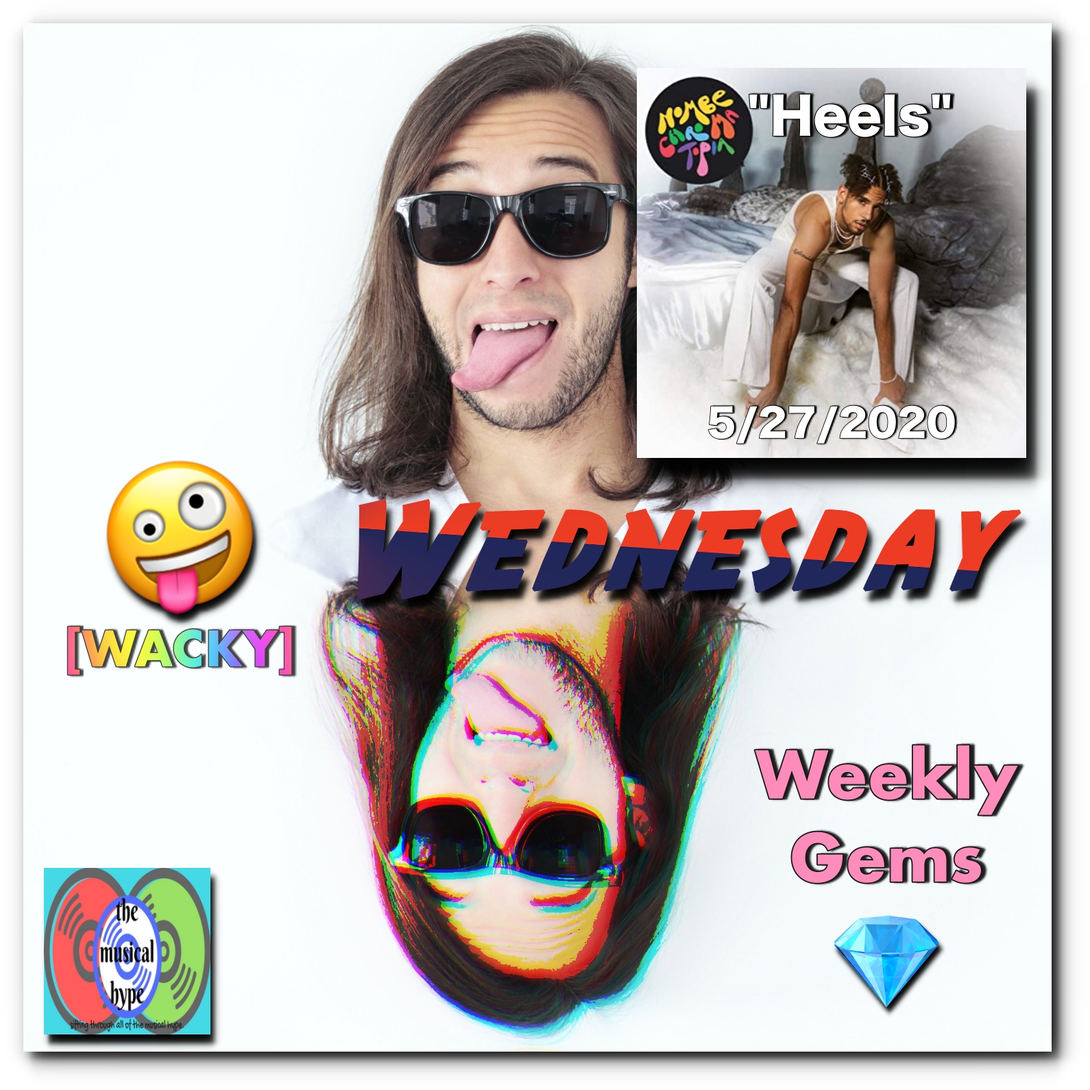 NoMBe, “Heels” | Wacky Wednesday 💎 [Photo Credits: alehidalgo, Brent Faulkner, The Musical Hype, Pixabay, taniarose]