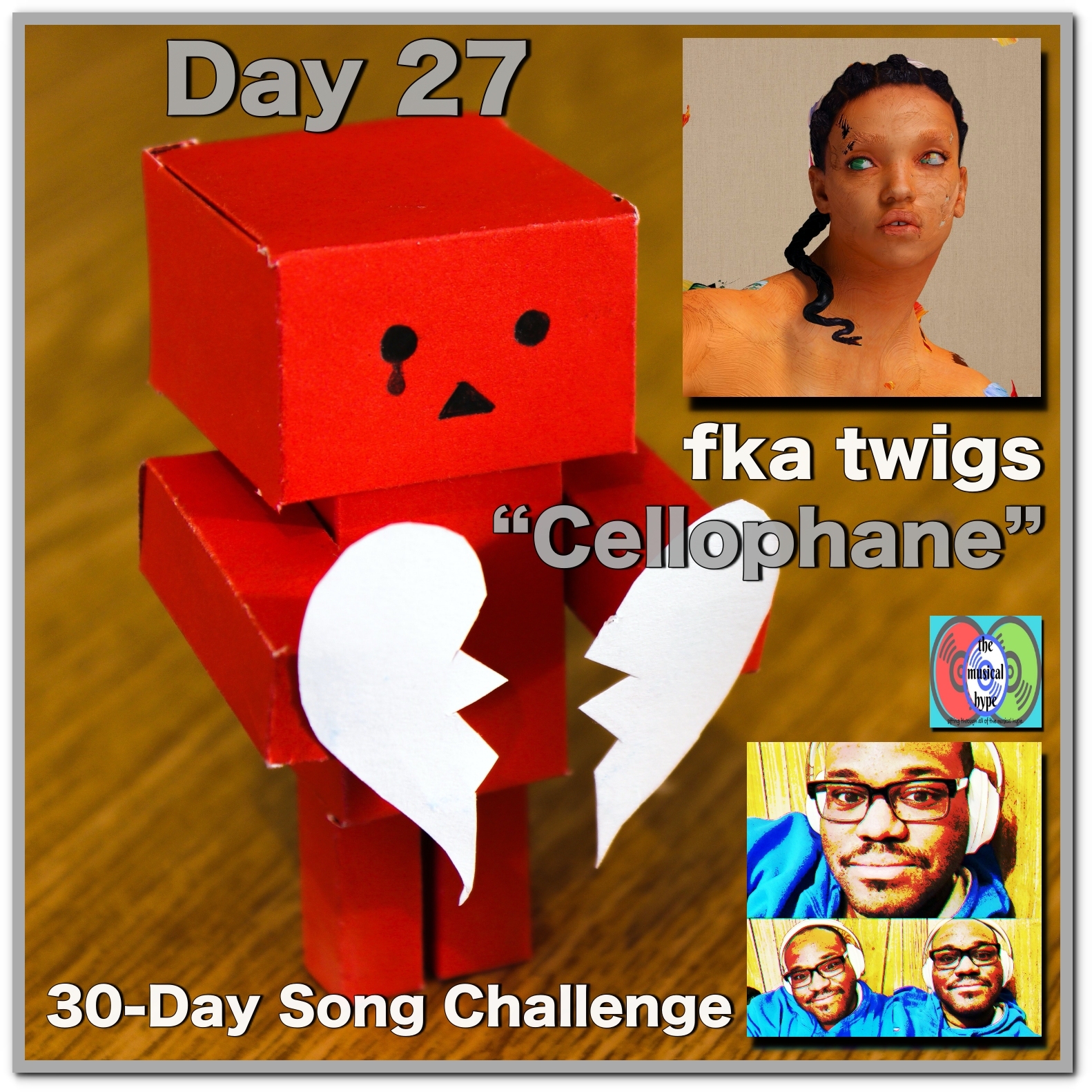 Day 27: FKA twigs, “Cellophane” (30-Day Song Challenge) 🎶 [Photo Credits: Brent Faulkner, The Musical Hype, Pixabay, Pexels]