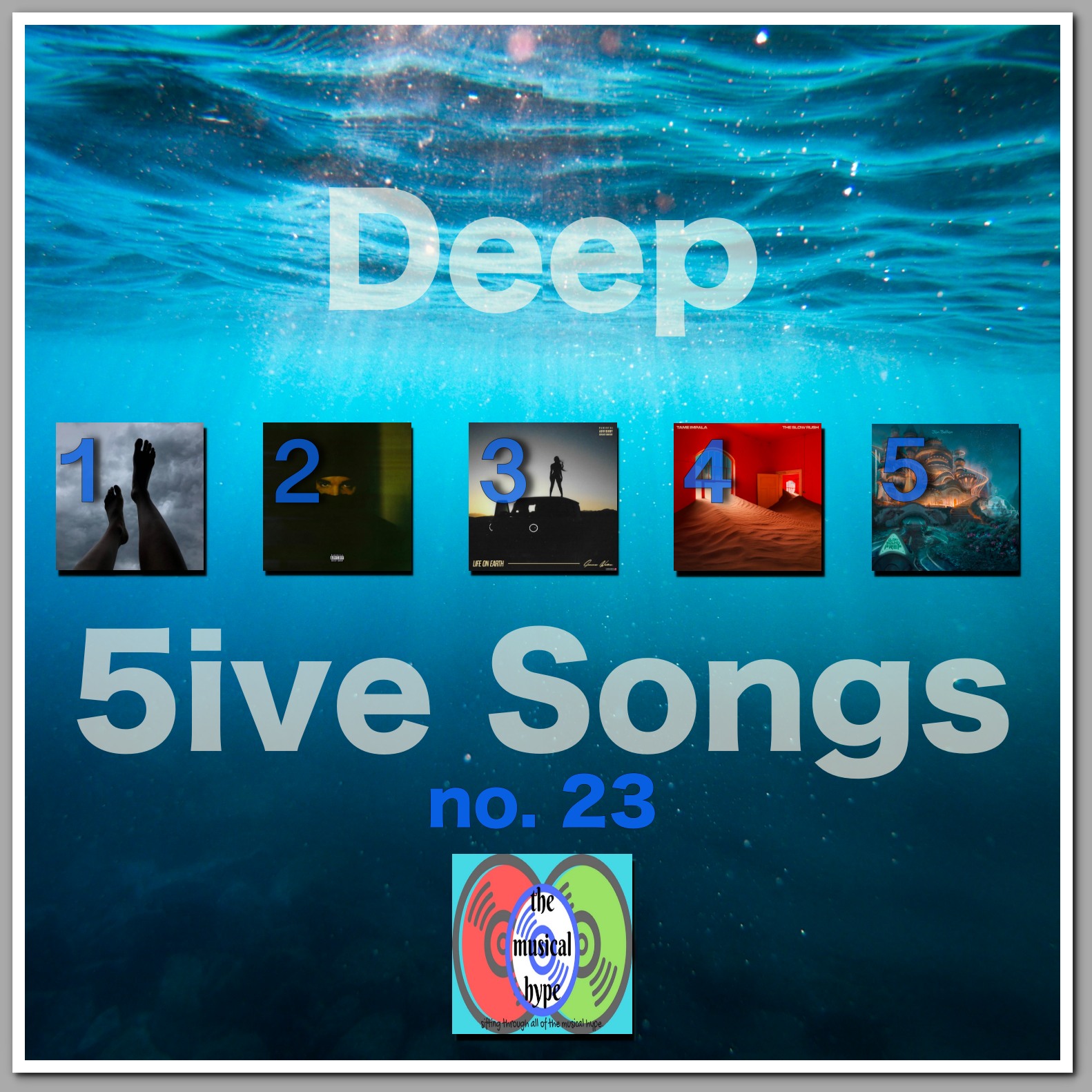 Deep…5ive Songs No. 23 [Photo Credits: Brent Faulkner, Capitol, Fousheé, Interscope, Island, The Musical Hype, OVO, Republic, Unsplash]