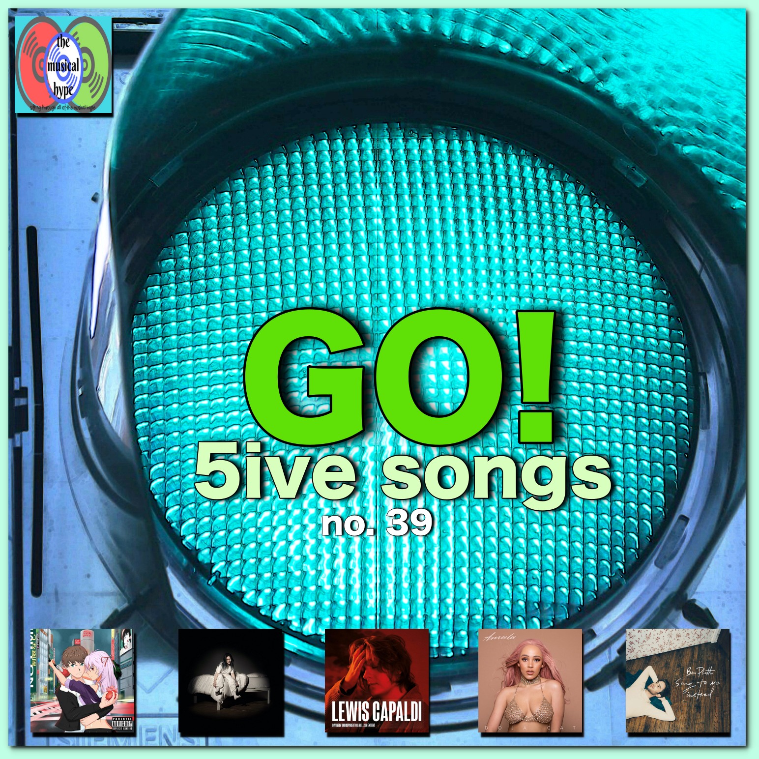 GO: 5ive Songs No. 39 [Photo Credits: Atlantic, Brent Faulkner, Columbia, Darkroom, Interscope, Kemosabe, The Musical Hype, Pixabay, RCA, Universal]