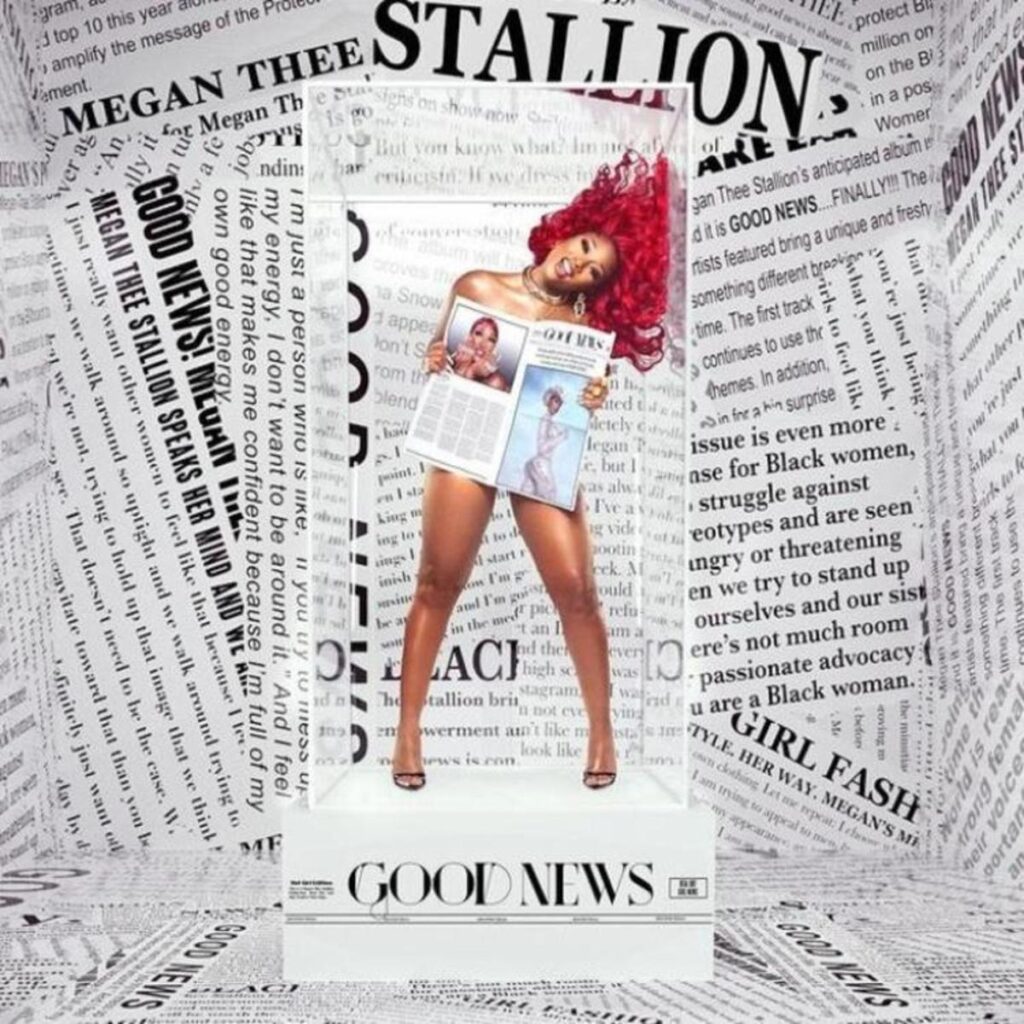 Megan Thee Stallion, Good News [📷: 1501 Certified Ent. LLC / 300 Entertainment]