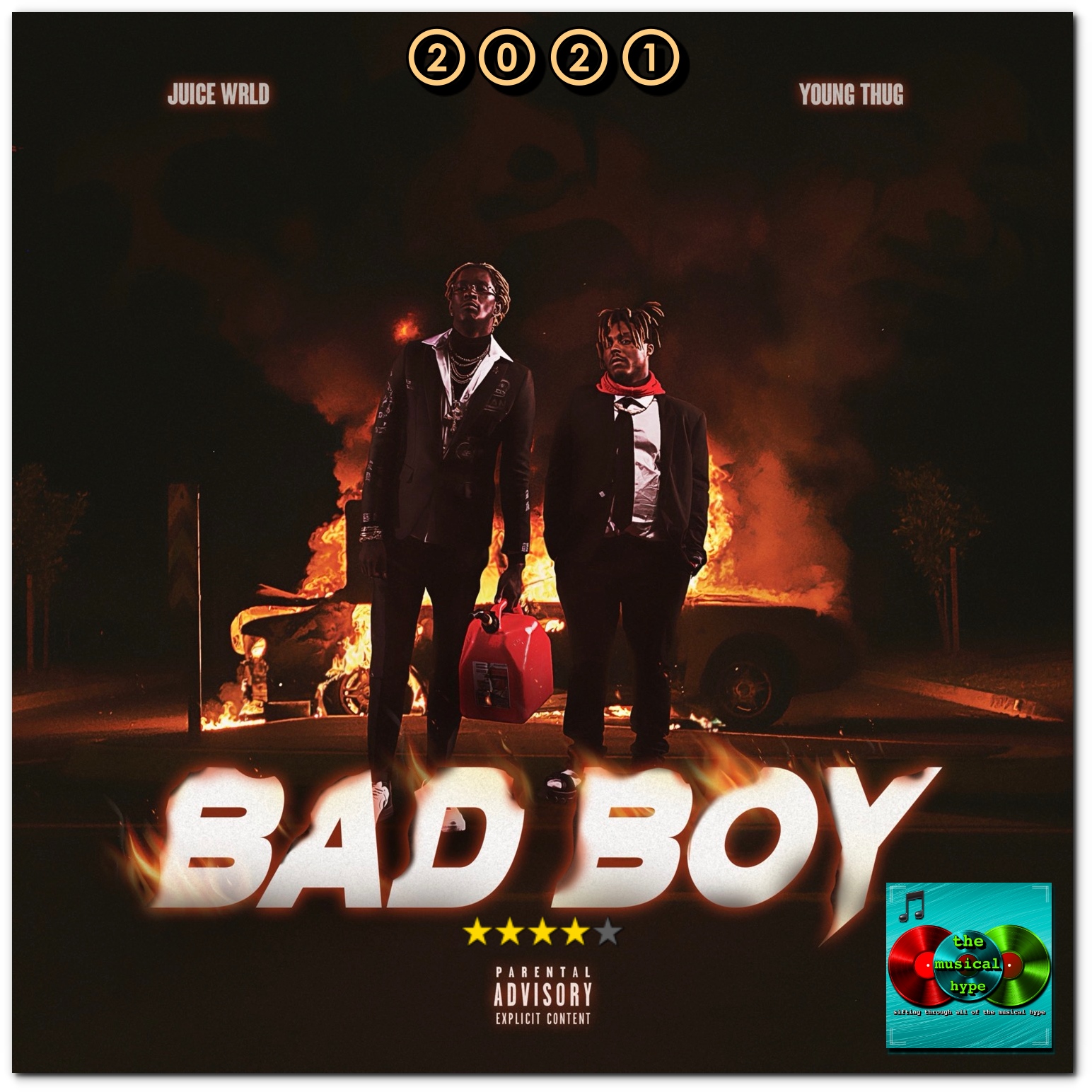 Juice WRLD & Young Thug, "Bad Boy" [📷 : Grade A Productions / Interscope]