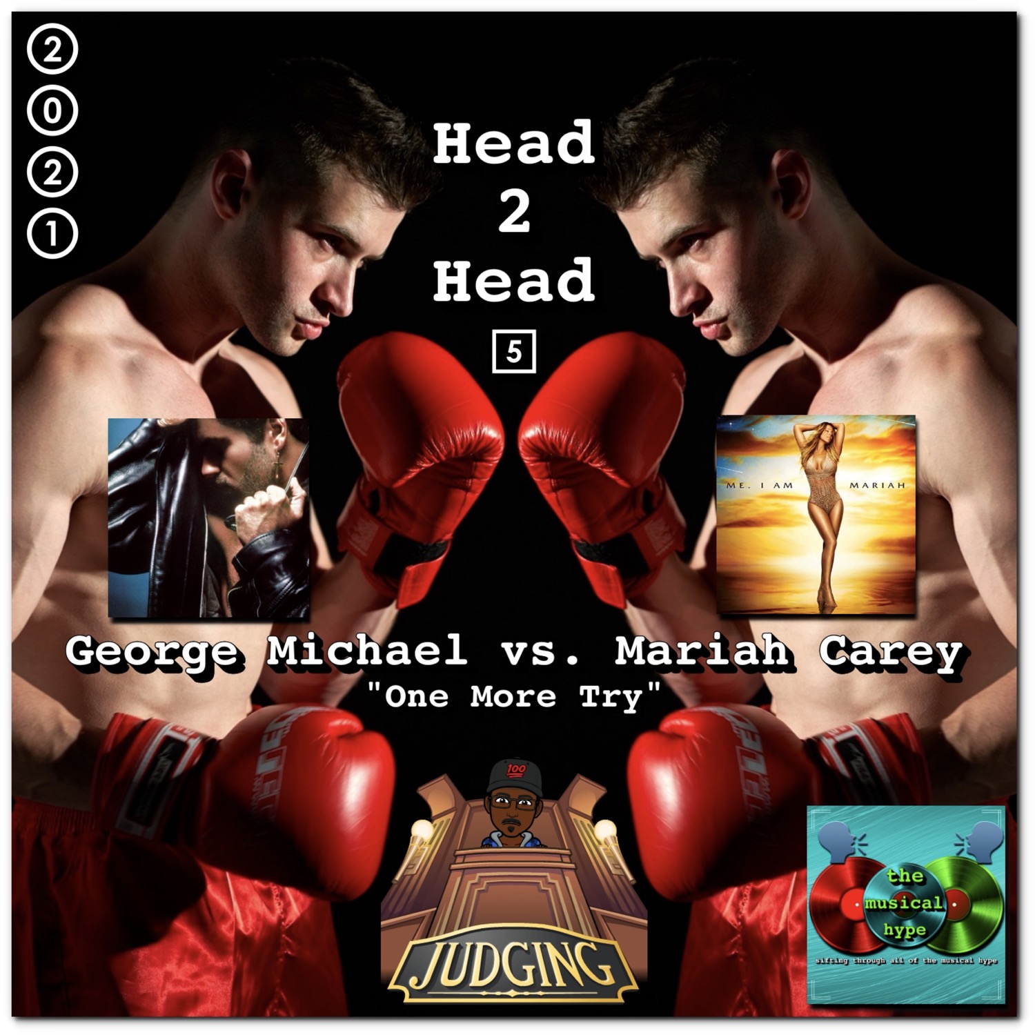 George Michael vs. Mariah Carey: Head 2 Head 🗣️ No. 5 [📷: Brent Faulkner, Def Jam, The Musical Hype, Sony, Valentin Tikhonov from Pixabay]