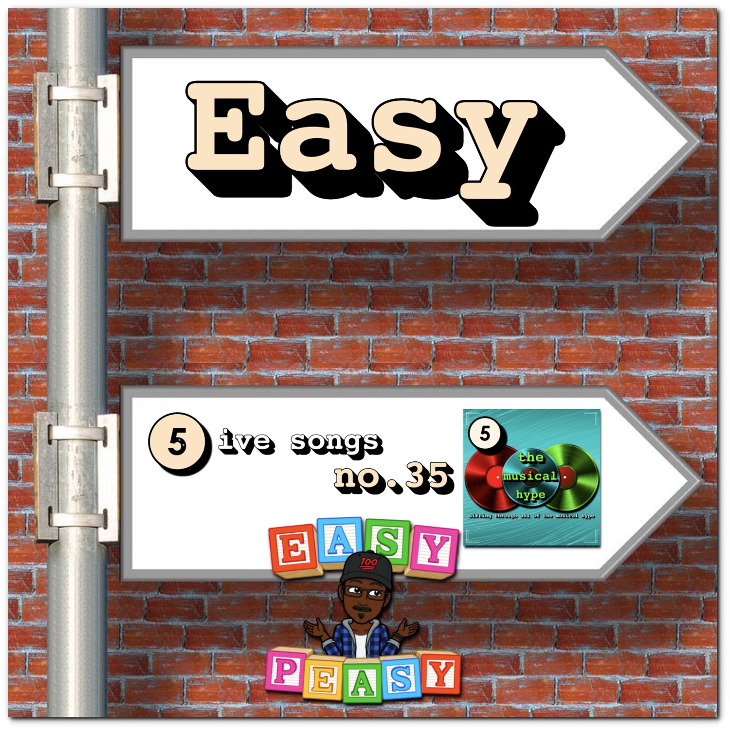 Easy: 5ive Songs No. 35 (2021) [📷: Gerd Altmann from Pixabay, Brent Faulkner, The Musical Hype]