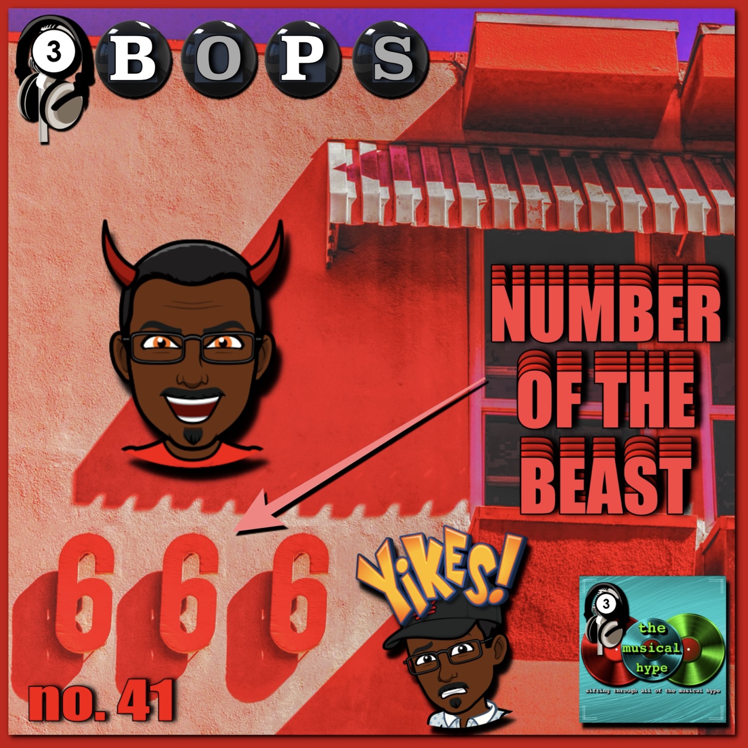 Number of the Beast: 3BOPS No. 41 (2021) [📷: Brent Faulkner, Master Wen on Unsplash,The Musical Hype, Wilson Blanco from Pixabay]