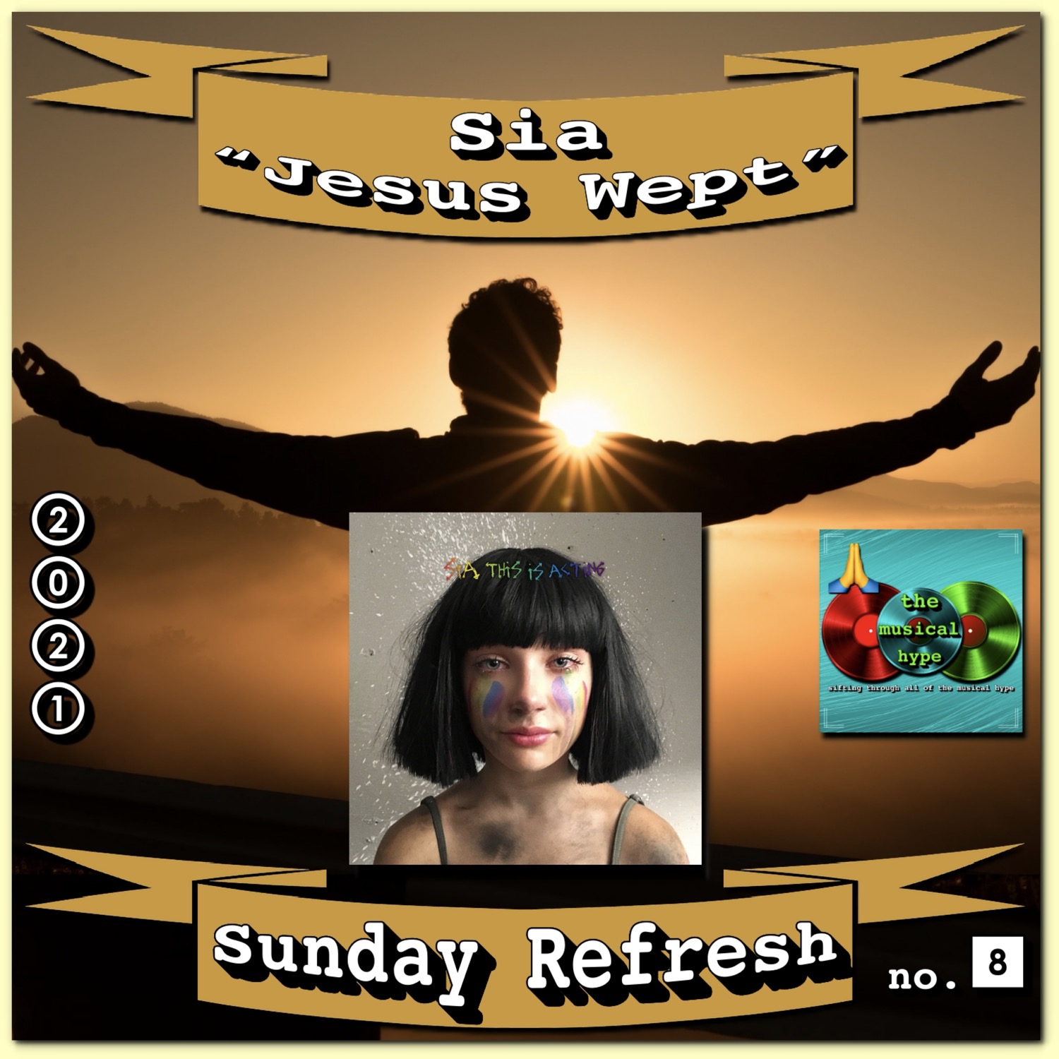 Sia, “Jesus Wept”: Sunday Refresh 🙏 No. 8 (2021) [📷: Brent Faulkner, The Musical Hype, RCA, Zac Durant on Unsplash]