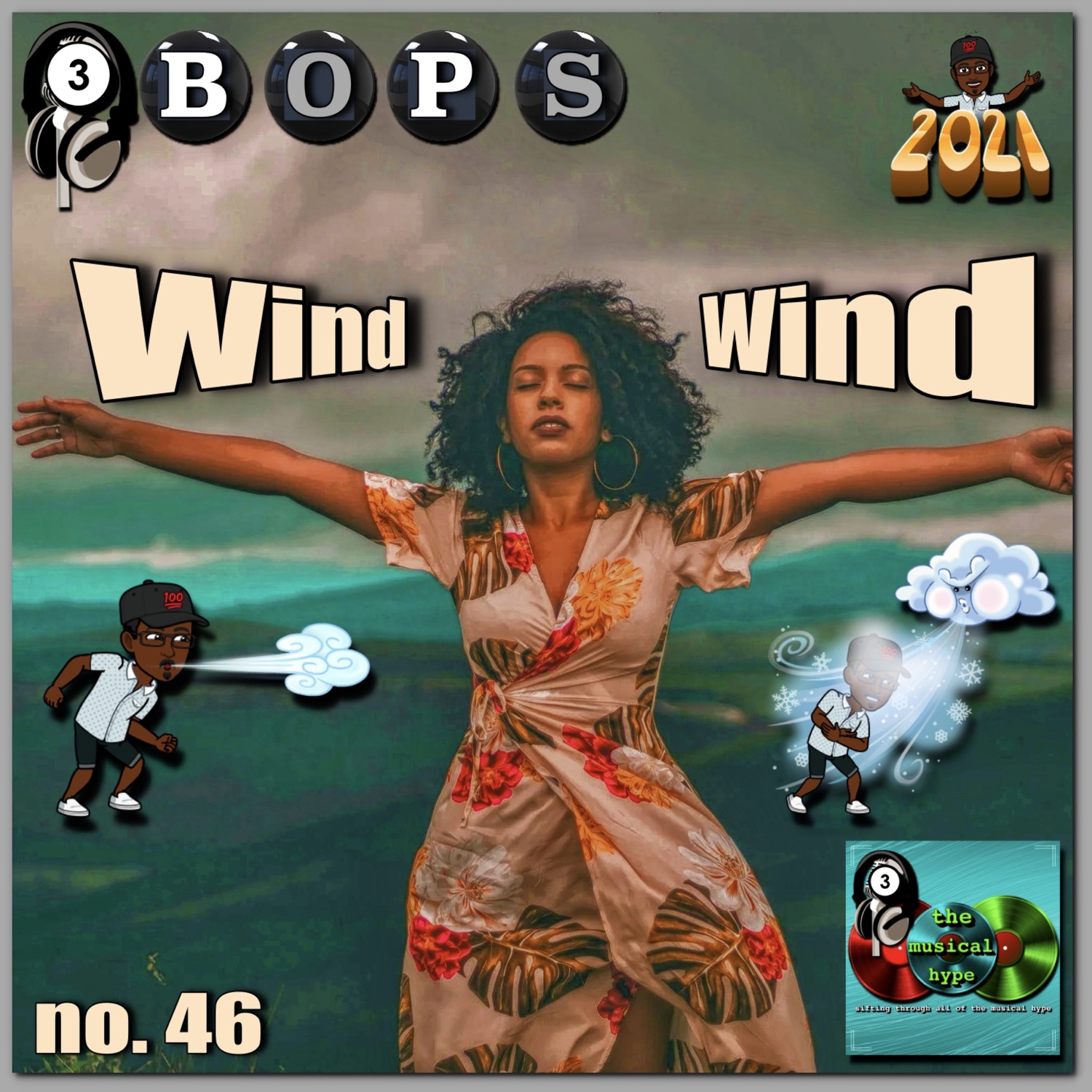 Wind: 3BOPS No. 46 (2021) [📷: Brent Faulkner, Joshua Abner from Pexels, The Musical Hype, Wilson Blanco from Pixabay]