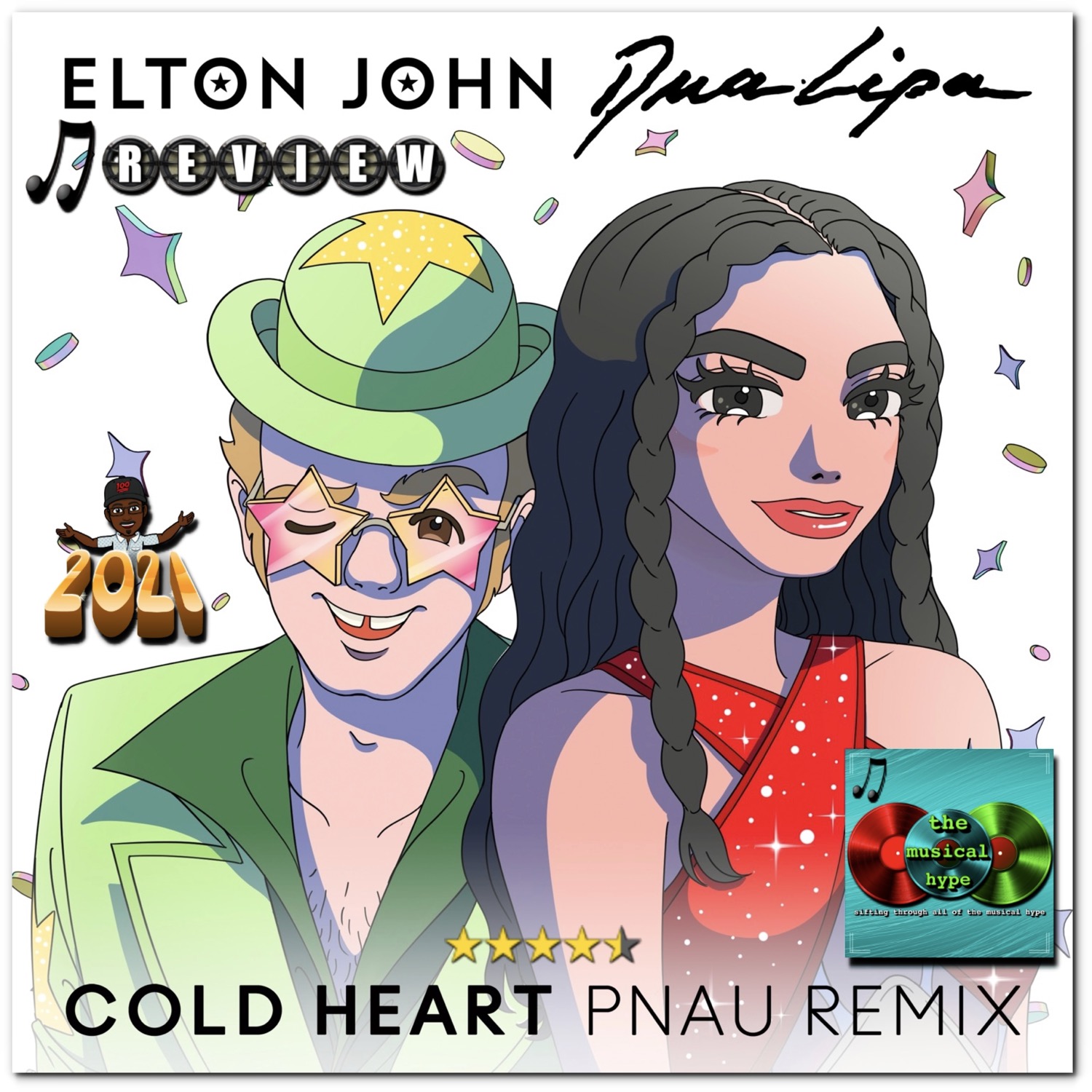 Elton John & Dua Lipa, "Cold Heart - PNAU Remix" [📷: Mercury]