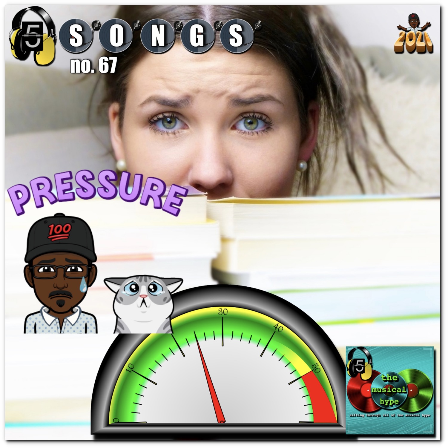 Pressure: 5ive Songs No. 67 (2021) [📷: Brent Faulkner, The Musical Hype, Pixabay, silviarita (Pixabay)]