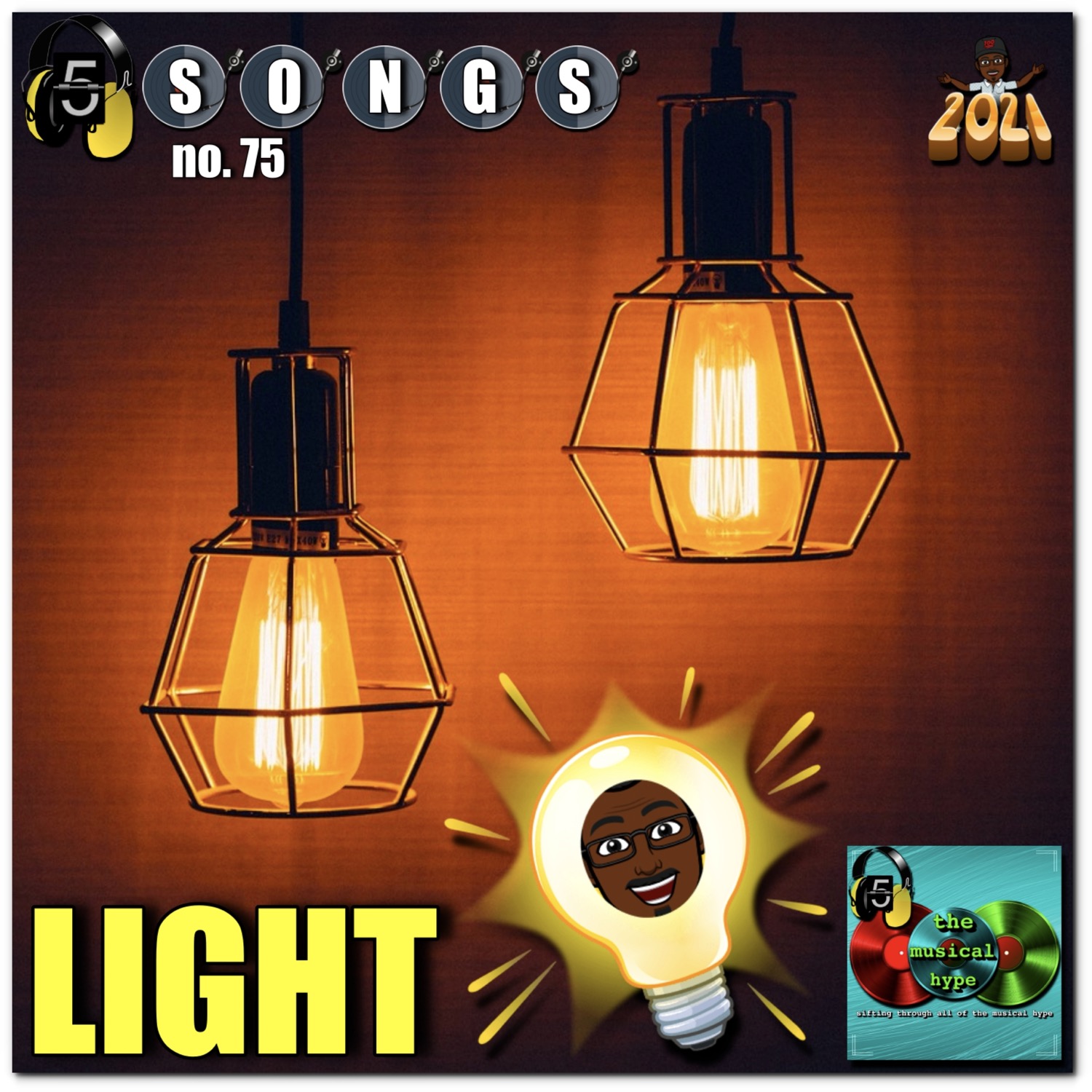 Light: 5ive Songs No. 75 (2021) [📷: Big Machine, Brent Faulkner, Clovis Cheminot, The Musical Hype, OpenClipart-Vectors, Pixabay, xegxef from Pixabay]