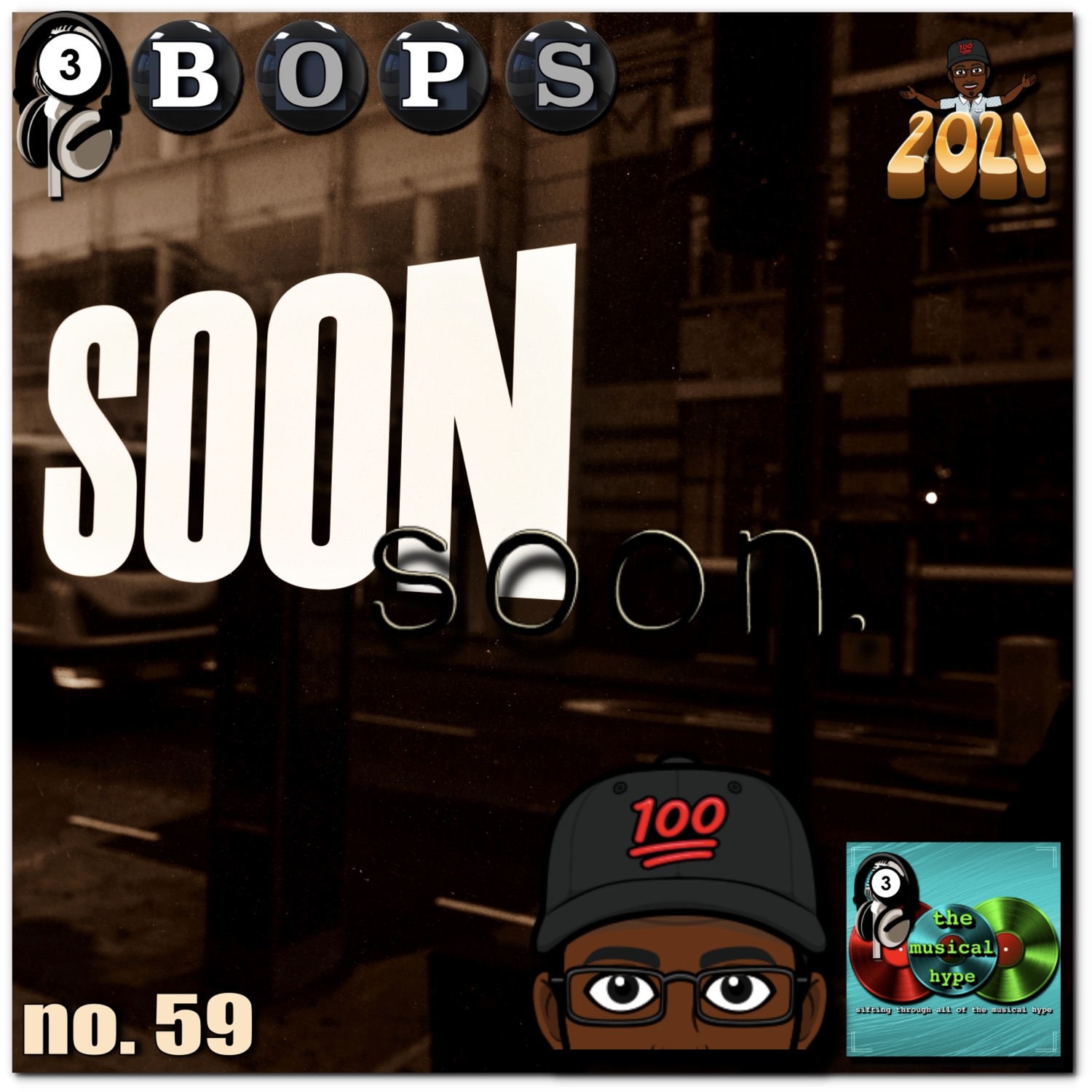 Soon: 3BOPS No. 59 (2021) [📷: Brent Faulkner, Huma Kabakci, The Musical Hype, Wilson Blanco from Pixabay, Unsplash]