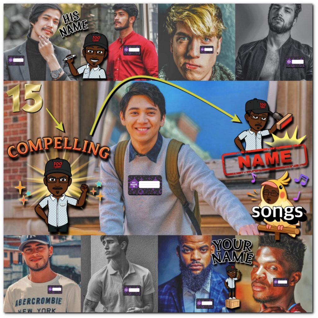 🎧 15 Compelling Name Songs [📷: Brent Faulkner, David Garrison, George Pak, Никита Семехин, Johan Toro, Mikael Blomkvist, The Musical Hype, Pexels, Prince, Yazan Khalifeh, Yogendra Singh]