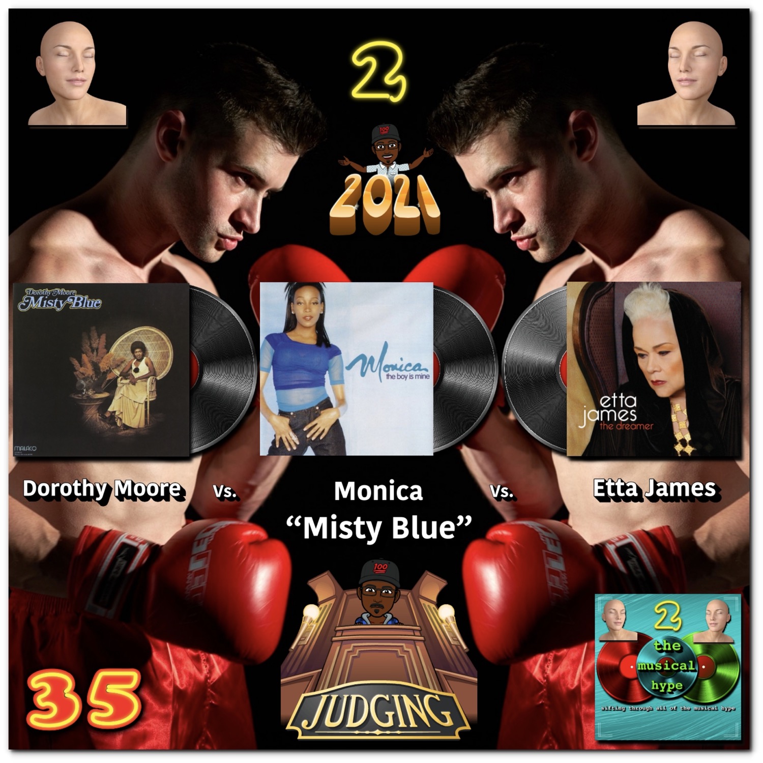 Dorothy Moore vs. Monica vs. Etta James: Head 2 Head 🗣️ No. 35 [📷: Arista, Brent Faulkner, GenderArts from Pixabay, Malaco, The Musical Hype, Valentin Tikhonov from Pixabay, The Verve Music Group]