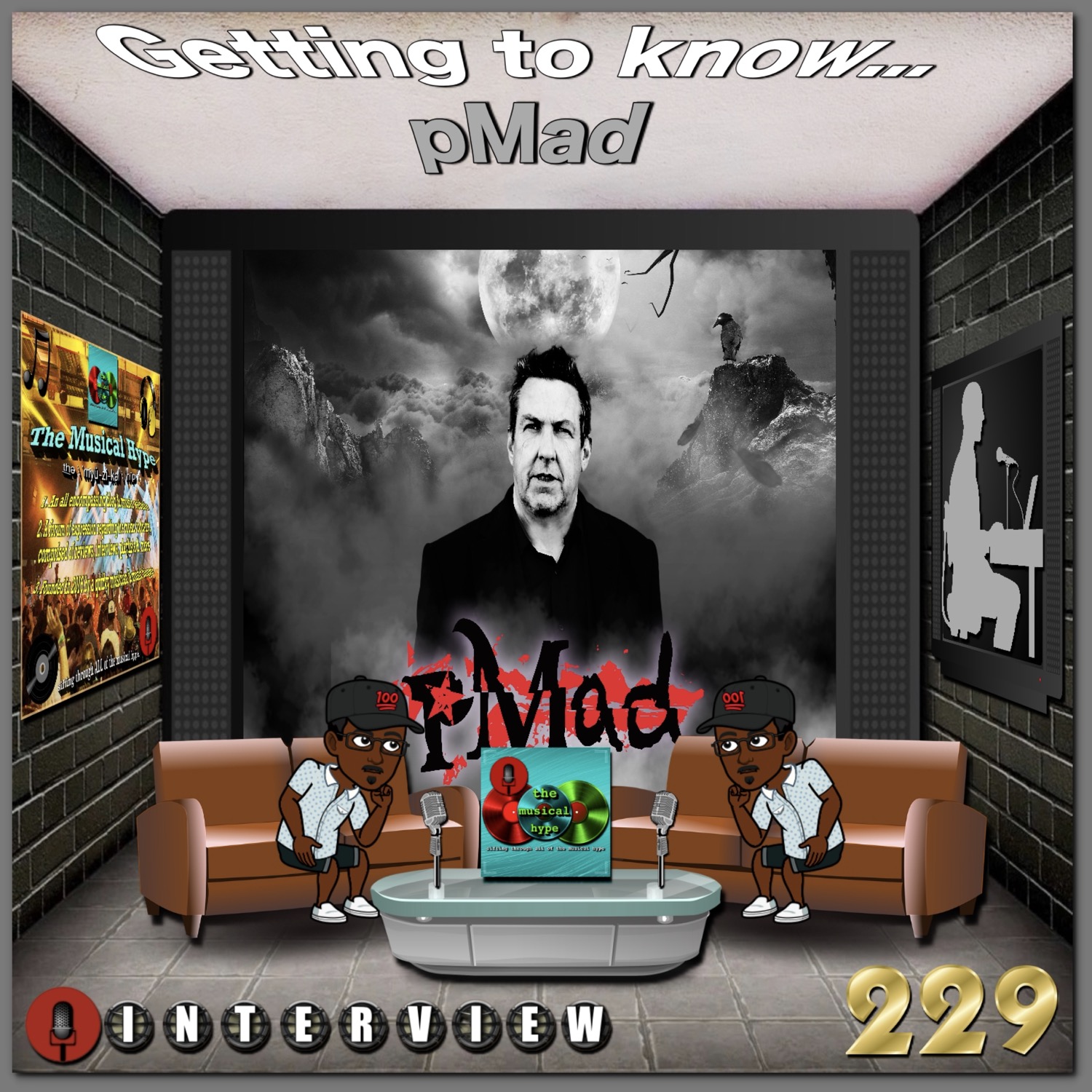 🎤 Getting to Know… pMad: Interview No. 229 [📷: pMad, Paul Dillon, Brent Faulkner, The Musical Hype]