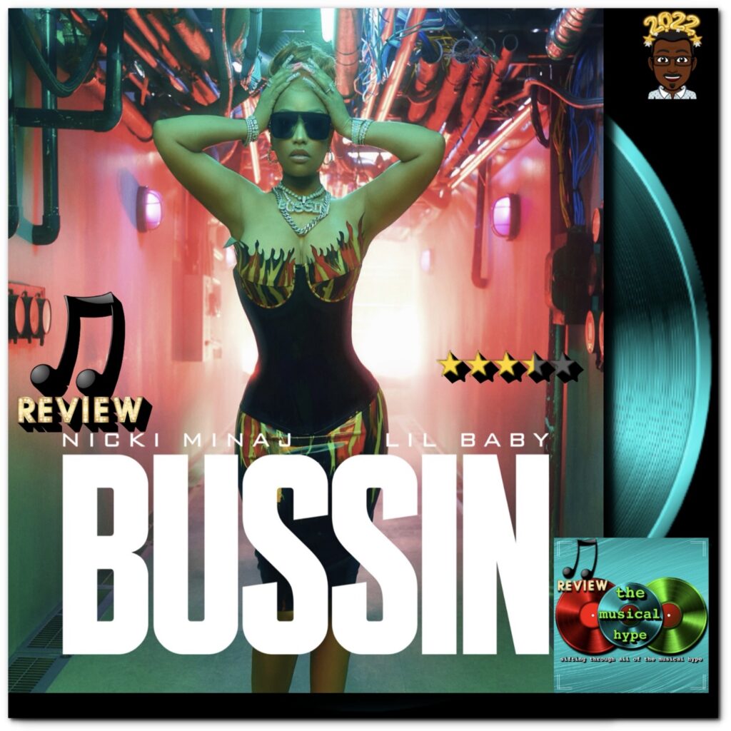 Nicki Minaj, “Bussin” (Ft. Lil Baby) [📷: Brent Faulkner, The Musical Hype, OpenClipart-Vectors from Pixabay, Republic]