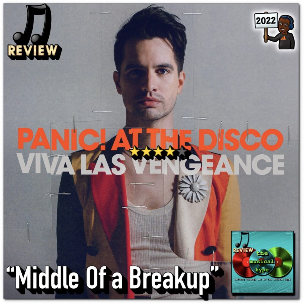 Panic! At the Disco, “Middle of a Breakup” [📷: Brent Faulkner, Fueled By Ramen, The Musical Hype, OpenClipart-Vectors from Pixabay]