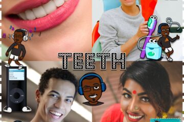 13 Captivating Songs About Teeth 🦷 [📷: Brent Faulkner / The Musical Hype; Andrea Piacquadio, Anna Shvets, Sadman Chowdhury, Shiny Diamond via Pexels]