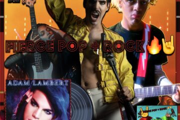 Adam Lambert, “Fever”: FIERCE Pop + Rock 🔥🤘 No. 26 (2023) [📷: Brent Faulkner / The Musical Hype; 19 Recordings Ltd.; Conna Lee, Madelin Berry, anna-m. w., Johan Duran, RODNAE Productions via Pexels; Pete Linforth via Pixabay]