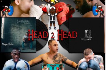 Morgan Wallen vs. Ryan Mack: Head 2 Head No. 2 (2024) [📷: Brent Faulkner / The Musical Hype; [📷: Brent Faulkner / The Musical Hype; Big Loud, Republic, Ryan Mack; Hernán Toro, Los Muertos Crew, RDNE Stock project, Thomas Ronveaux from Pexels]