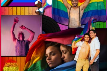 Benedict Cork, I Loved You (I Can’t Think of One): Beaming with Pride 🏳️‍🌈 No. 5 (2024) [📷: Brent Faulkner/ The Musical Hype; Benedict Cork; Elias Souza, Los Muertos Crew from Pexels; CatsWithGlasses, Maicon Fonseca Zanco, Square Frog, Sudo from Pixabay]