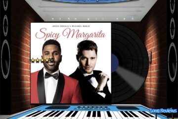 Jason Derulo & Michael Bublé, “Spicy Margarita” [📷: Brent Faulkner/The Musical Hype; Derulo, Inc. / Atlantic; Clker-Free-Vector-Images, Królestwo Nauki, OpenClipart-Vectors, Pete Linforth, Tumisu from Pixabay]