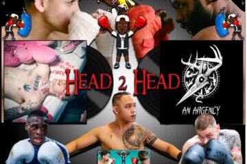 Lil Peep vs. An Argency: Head 2 Head No. 6 (2024) [📷: Brent Faulkner / The Musical Hype; An Argency, Lil Peep; Hernán Toro, Los Muertos Crew, RDNE Stock project, Thomas Ronveaux from Pexels]