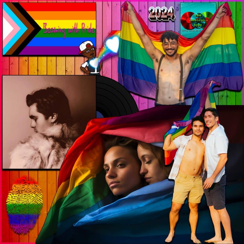 Nick Rich, Hot Mess: Beaming with Pride 🏳️‍🌈 No. 2 (2024) [📷: Brent Faulkner/ The Musical Hype; Big Red; Elias Souza, Los Muertos Crew from Pexels; CatsWithGlasses, Maicon Fonseca Zanco, Square Frog, Sudo from Pixabay]