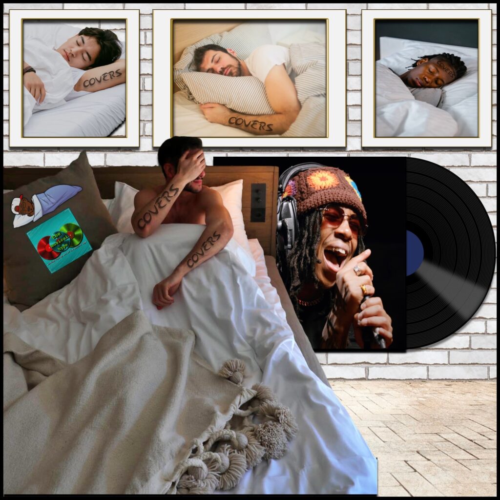 Gold Fang, I’m Still Standing: Covers No. 12 (2024) [📷: Brent Faulkner /The Musical Hype; Gold Fang / triple j; Andrea Piacquadio, cottonbro studio, MART PRODUCTION, Matteo Milan from Pexels; MR1313, OpenClipart-Vectors, Vicki Hamilton from Pixabay]