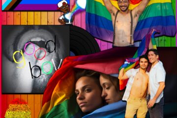 Zee Machine, Good Boy: Beaming with Pride 🏳️‍🌈 No. 10 (2024) [📷: Brent Faulkner/ The Musical Hype; ZEE MACHINE; Elias Souza, Los Muertos Crew from Pexels; CatsWithGlasses, Maicon Fonseca Zanco, Square Frog, Sudo from Pixabay]