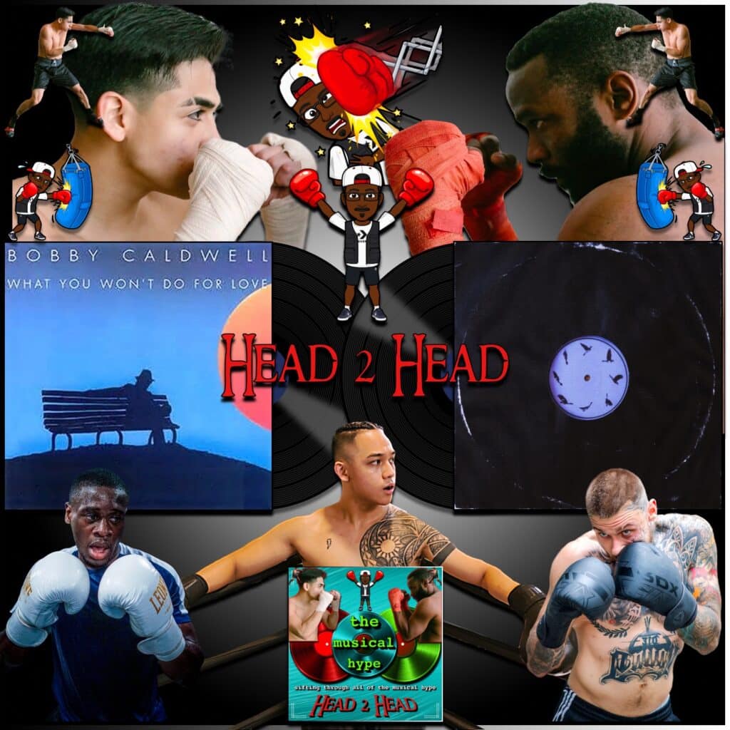 Bobby Caldwell vs. Gus Dapperton: Head 2 Head No. 21 (2024) [📷: Brent Faulkner / The Musical Hype; Big Deal, Gus Dapperton, LLC, Warner; Hernán Toro, Los Muertos Crew, RDNE Stock project, Thomas Ronveaux from Pexels]