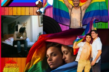 Zach Palmer, Ethan: Beaming with Pride 🏳️‍🌈 No. 16 (2024) [📷: Brent Faulkner/ The Musical Hype; Zach Palmer; Elias Souza, Los Muertos Crew from Pexels; CatsWithGlasses, Maicon Fonseca Zanco, Square Frog, Sudo from Pixabay]