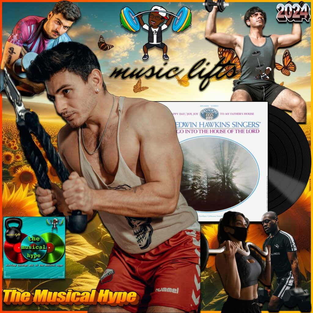 The Edwin Hawkins Singers, Oh Happy Day: Music Lifts 🎶 🏋 No. 24 (2024) [📷: Brent Faulkner / The Musical Hype; Sony Music Entertainment; Monstera Production, Qamar Rehman, RDNE Stock Project, Thomas Ronveaux, Wolrider YURTSEVEN from Pexels; OpenClipart-Vectors, Quốc Hùng Hầu from Pixabay]