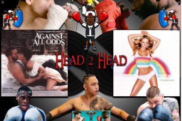 Phil Collins vs. Mariah Carey: Head 2 Head No. 35 (2024) [📷: Brent Faulkner / The Musical Hype; Atlantic, Columbia, Columbia Pictures Industries, Inc.; Hernán Toro, Los Muertos Crew, RDNE Stock project, Thomas Ronveaux from Pexels]